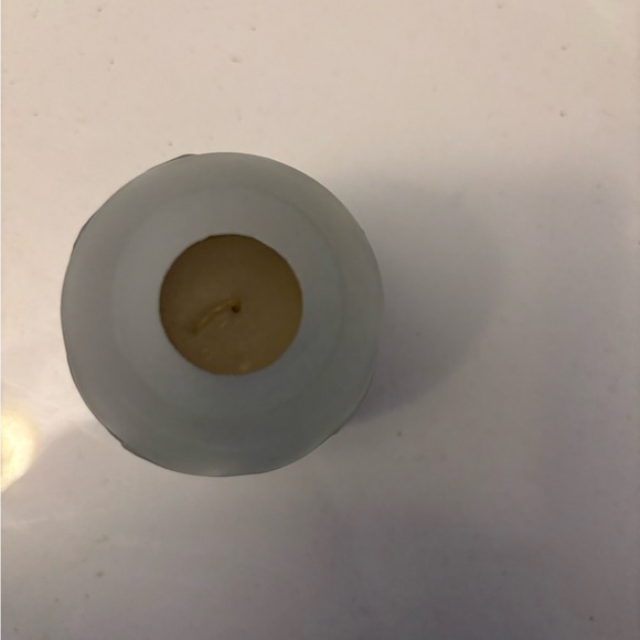 Frosted Glass Candle Holder by Grey Goose New - Picture 5 of 6